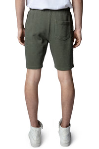 Short skull badge - Kaki