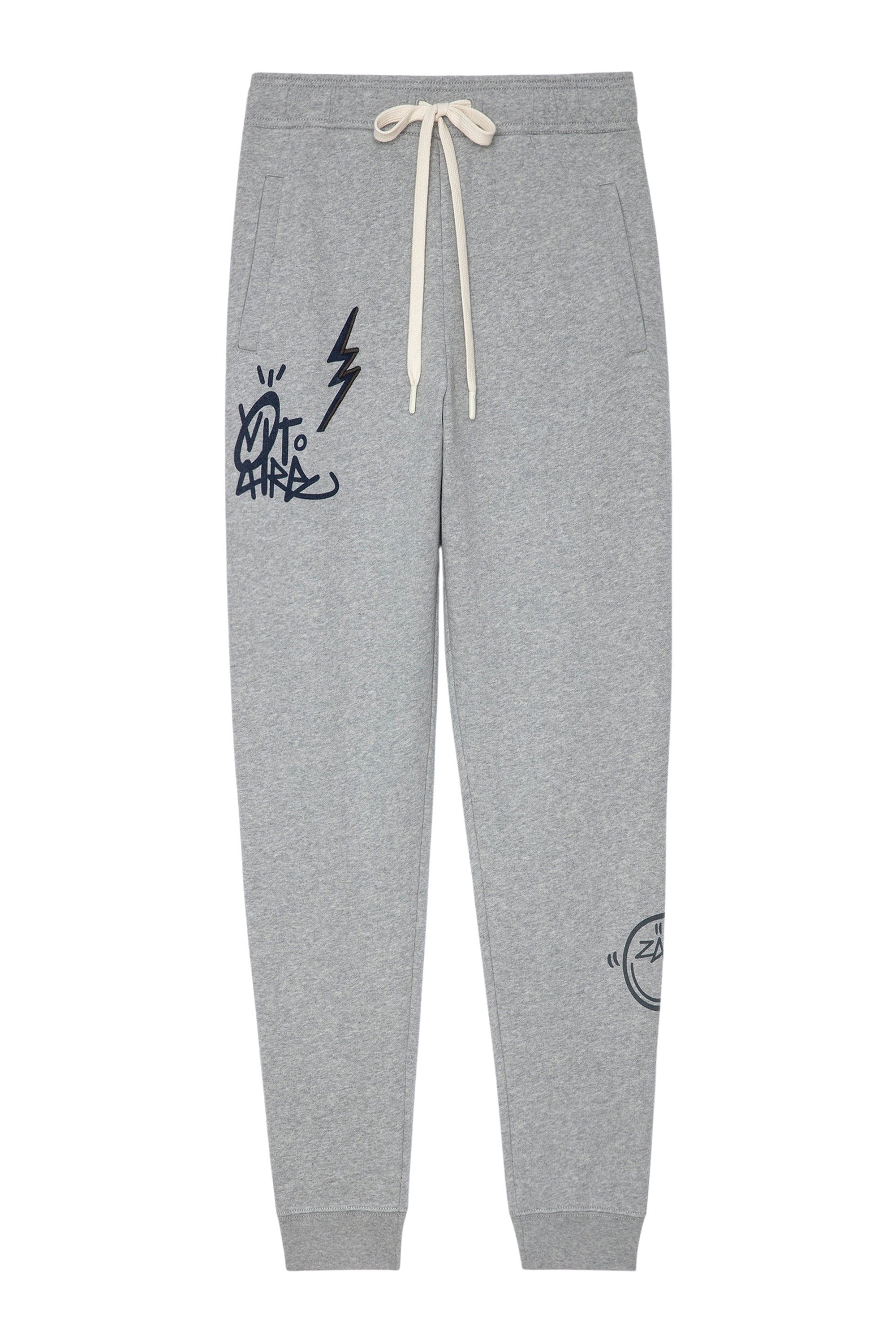 Pantalon de Jogging Capri - Gris Chine Clair