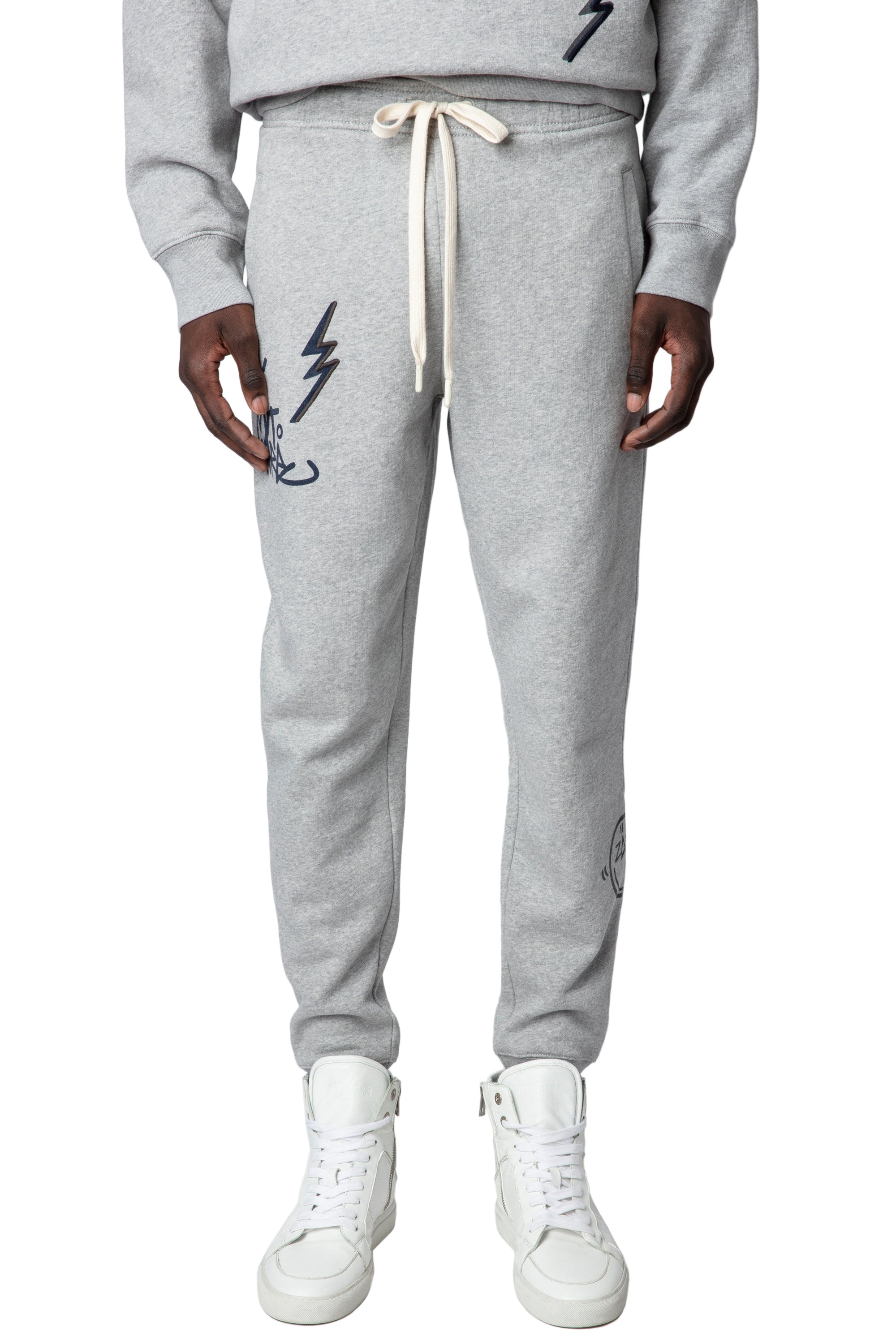 Pantalon de Jogging Capri - Gris Chine Clair
