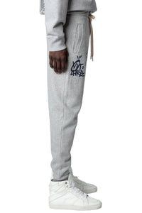 Pantalon de Jogging Capri - Gris Chine Clair