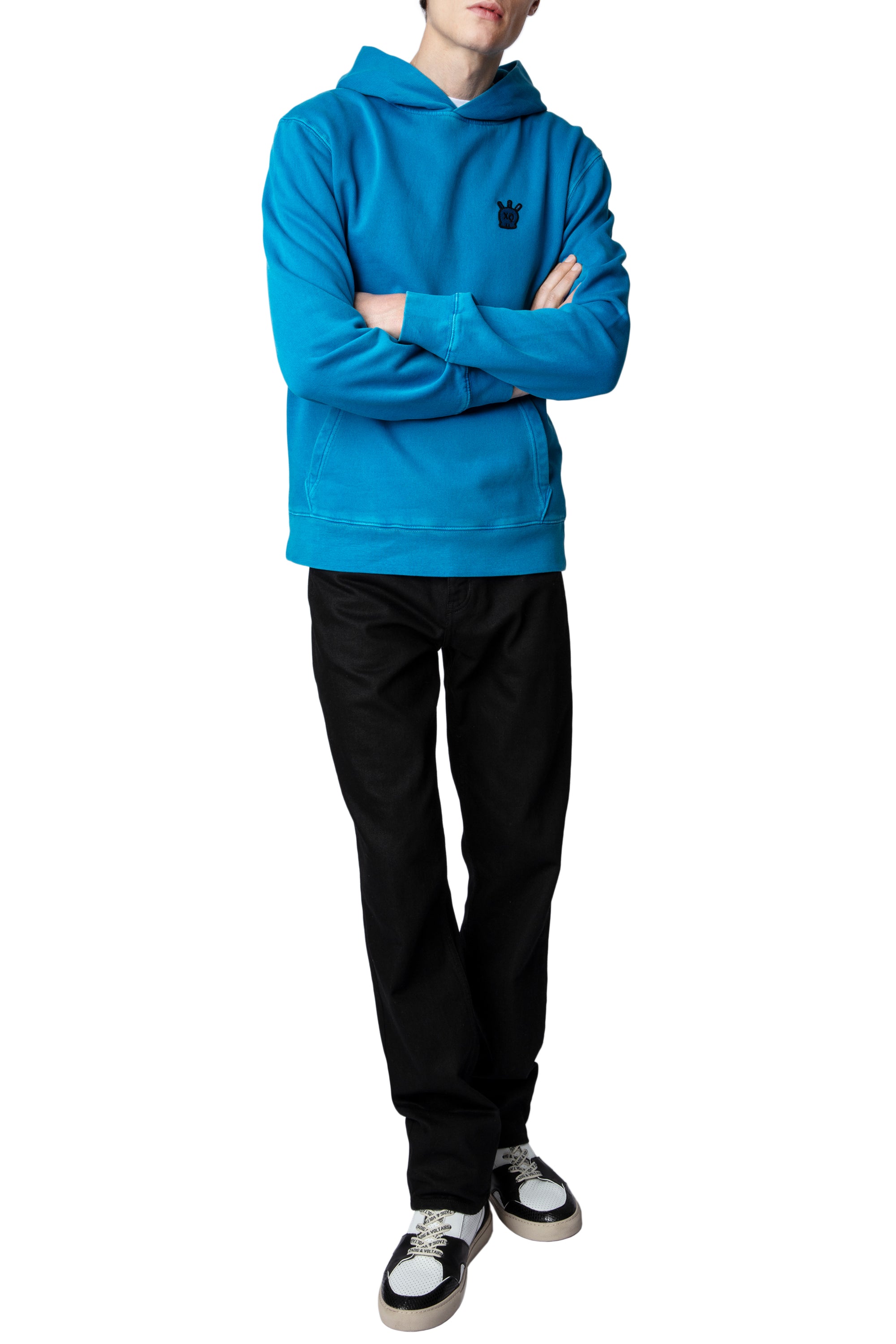 Sweat-shirt Sanchi Skull - Bleu De France