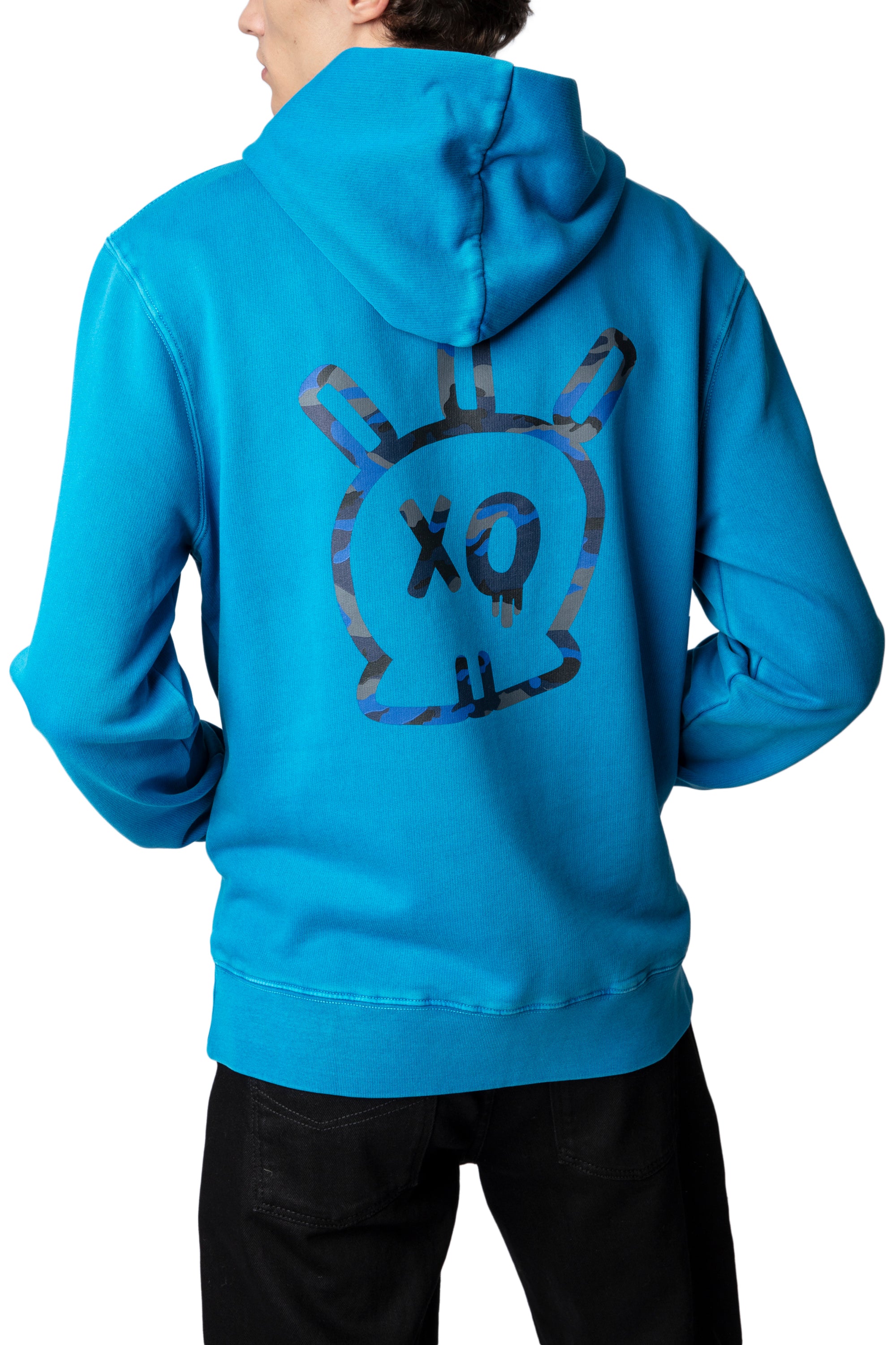 Sweat-shirt Sanchi Skull - Bleu De France