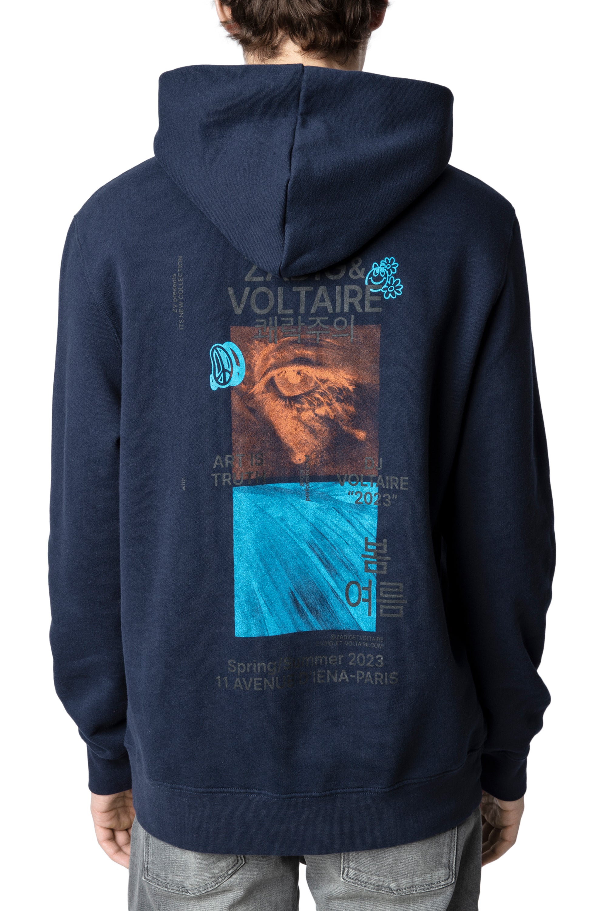Sweat-shirt Sanchi Photoprint - Encre