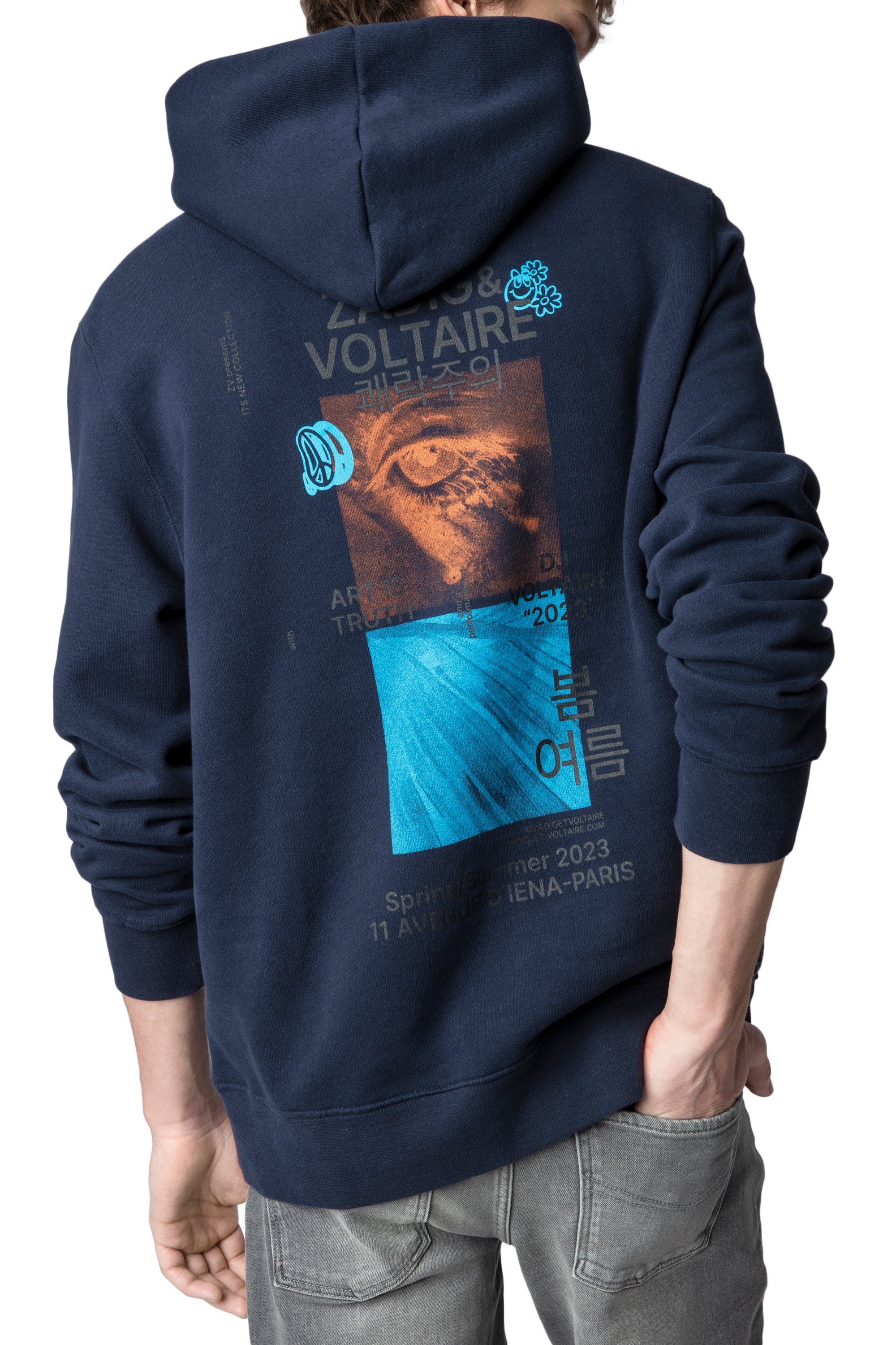 Sweat-shirt Sanchi Photoprint - Encre