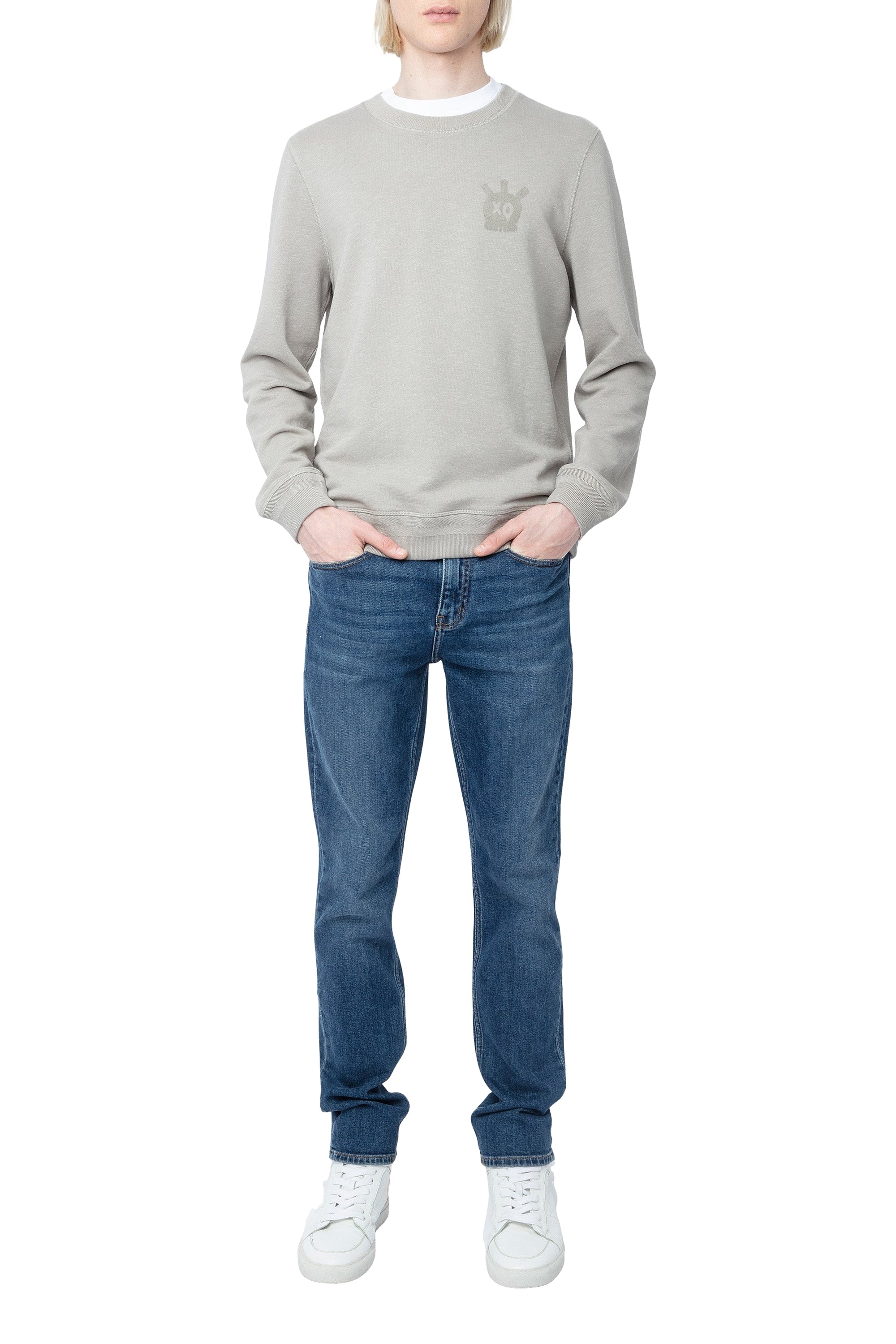 Sweat-shirt Stony - Gris Clair