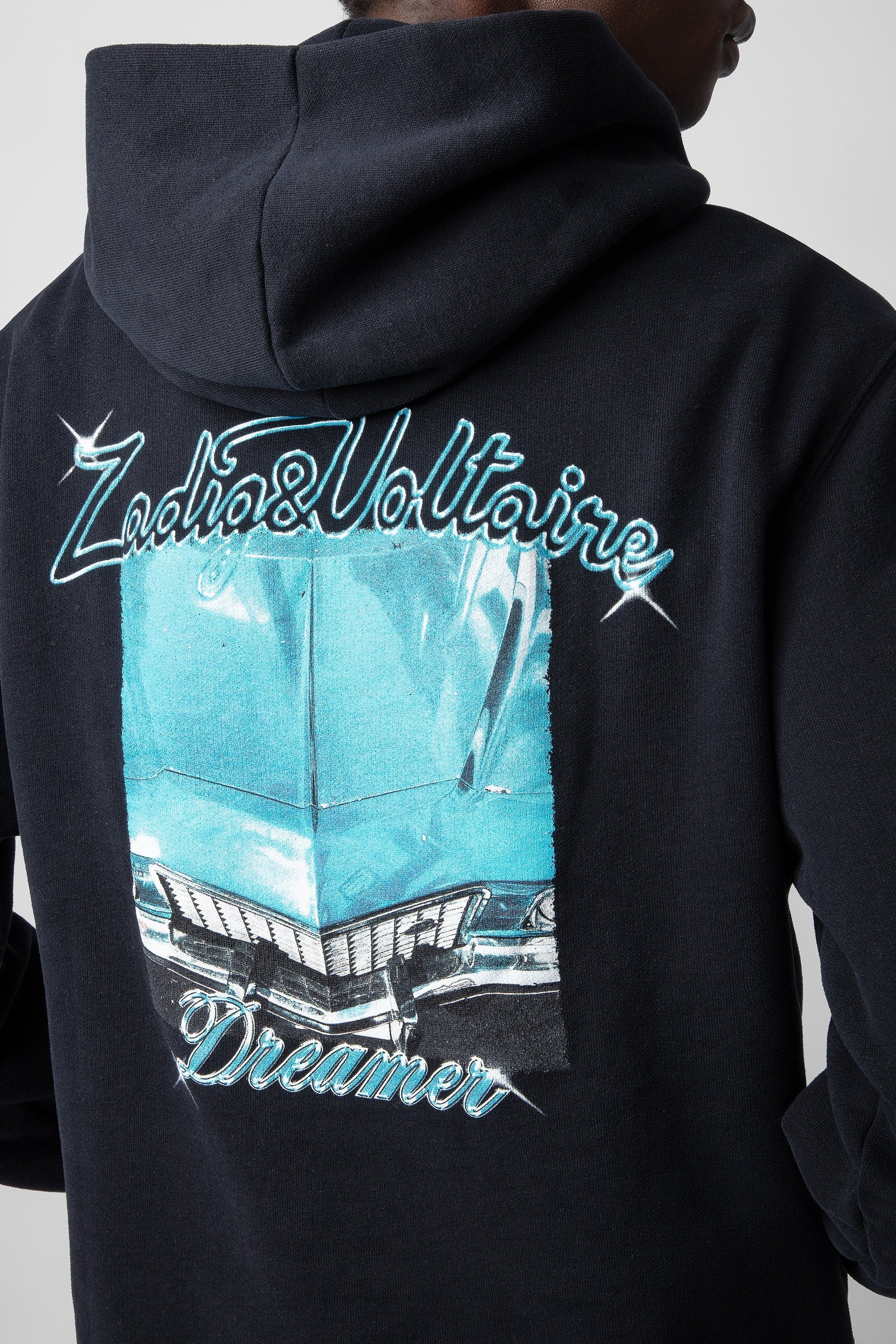 Sweat-shirt Sanchi Photoprint - Noir