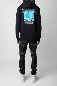 Sweat-shirt Sanchi Photoprint - Noir