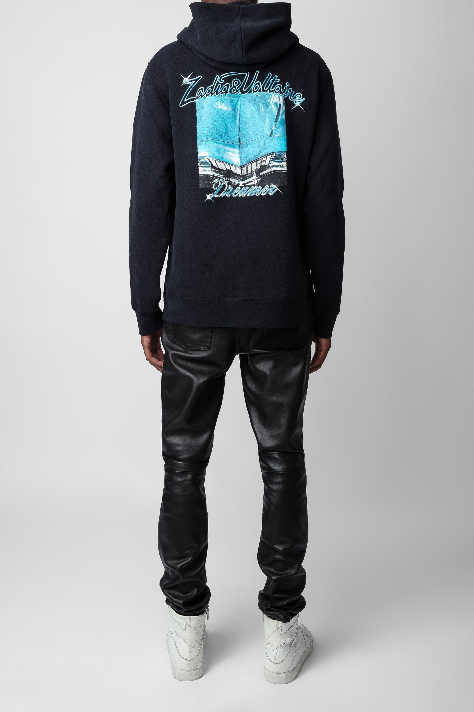 Sweat-shirt Sanchi Photoprint - Noir