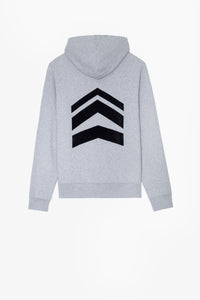 Sweat-shirt Alex - Gris Chine Clair
