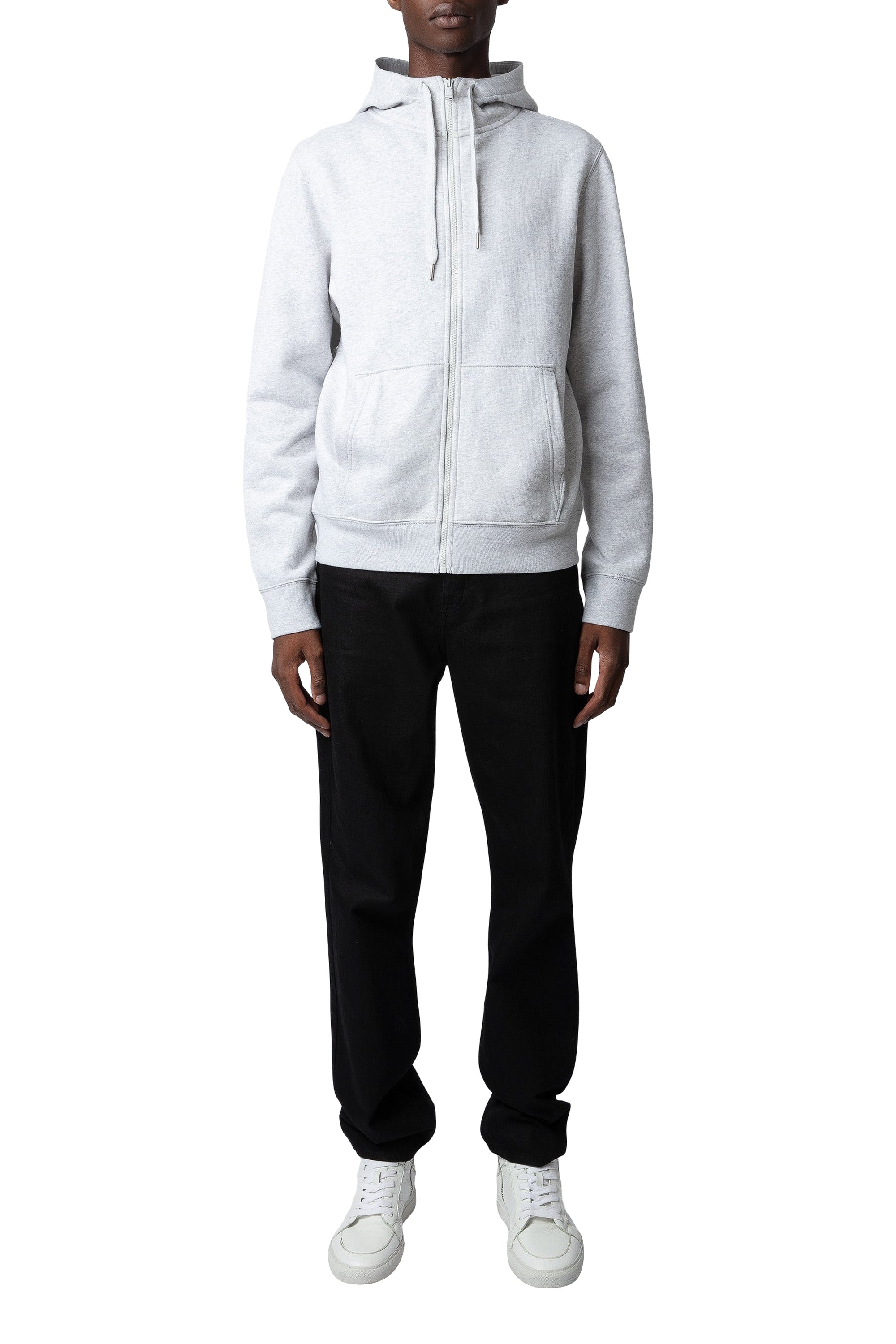 Sweat-shirt Alex - Gris Chine Clair