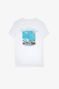 T-shirt à col tunisien Monastir - Blanc