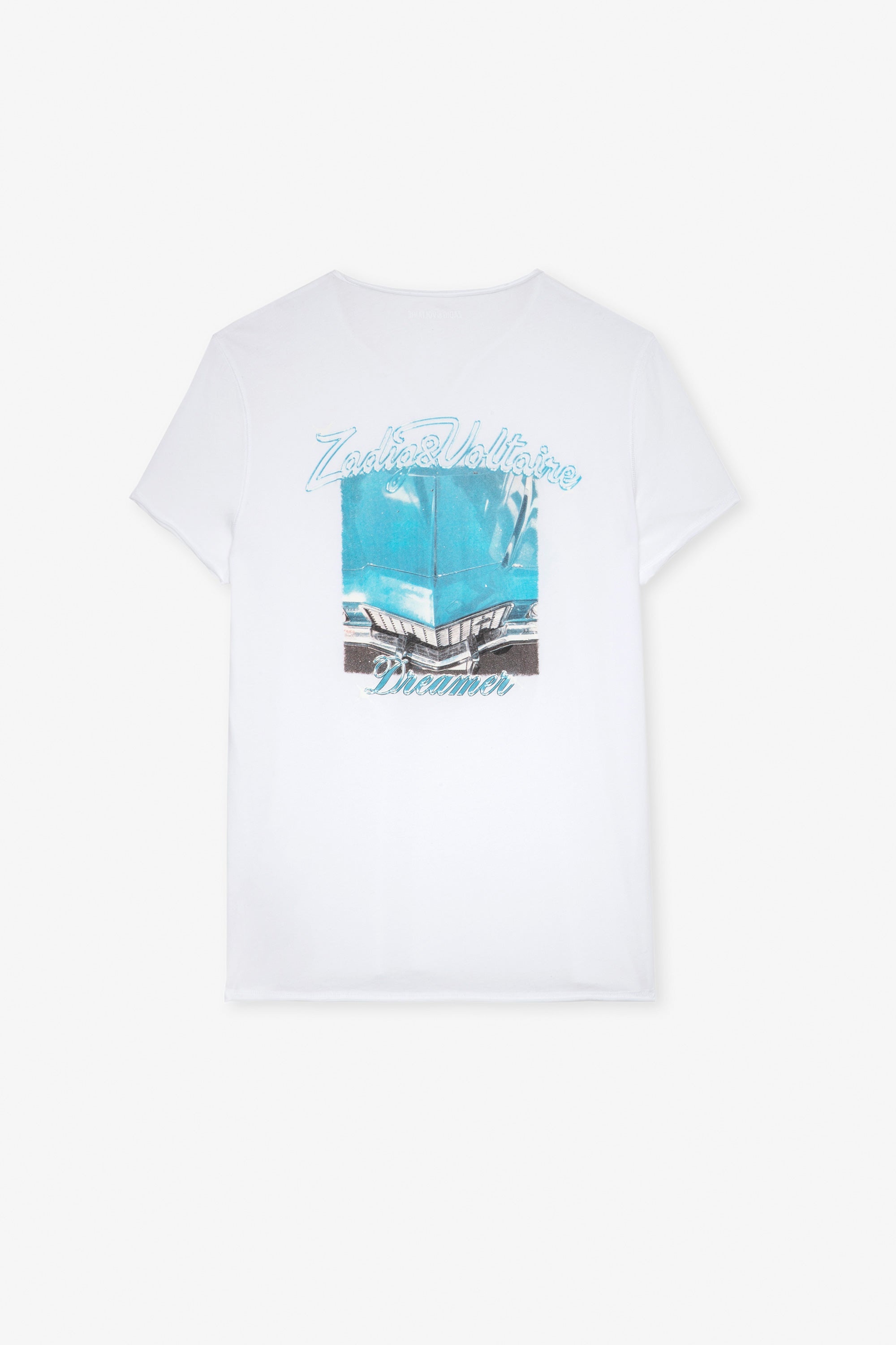 T-shirt à col tunisien Monastir - Blanc