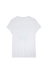 T-shirt à col tunisien Monastir - Blanc