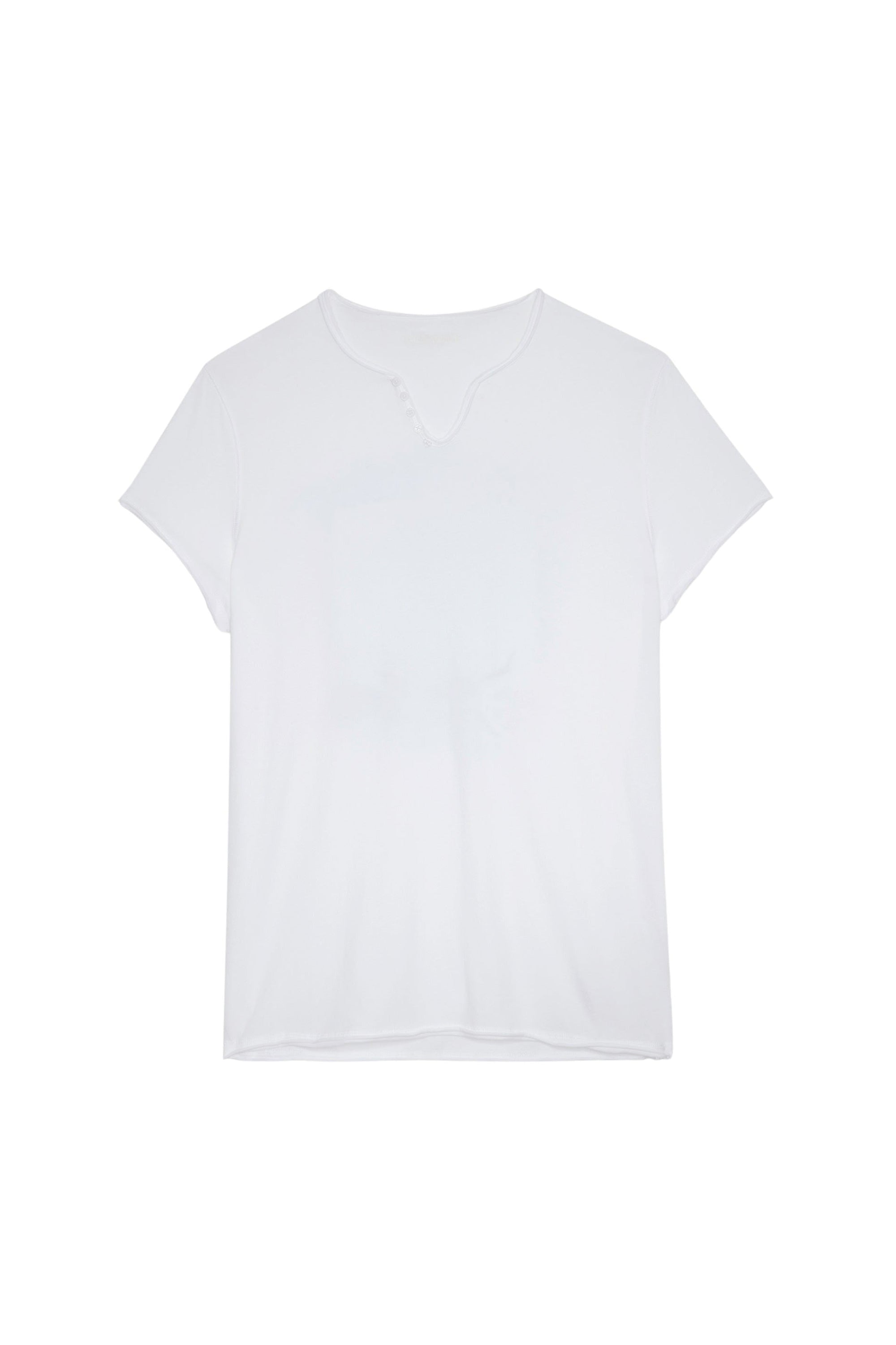 T-shirt à col tunisien Monastir - Blanc