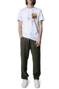 T-shirt Ted - Blanc