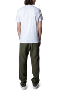 T-shirt Ted - Blanc