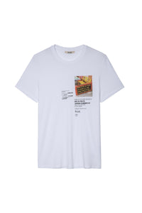 T-shirt Ted - Blanc