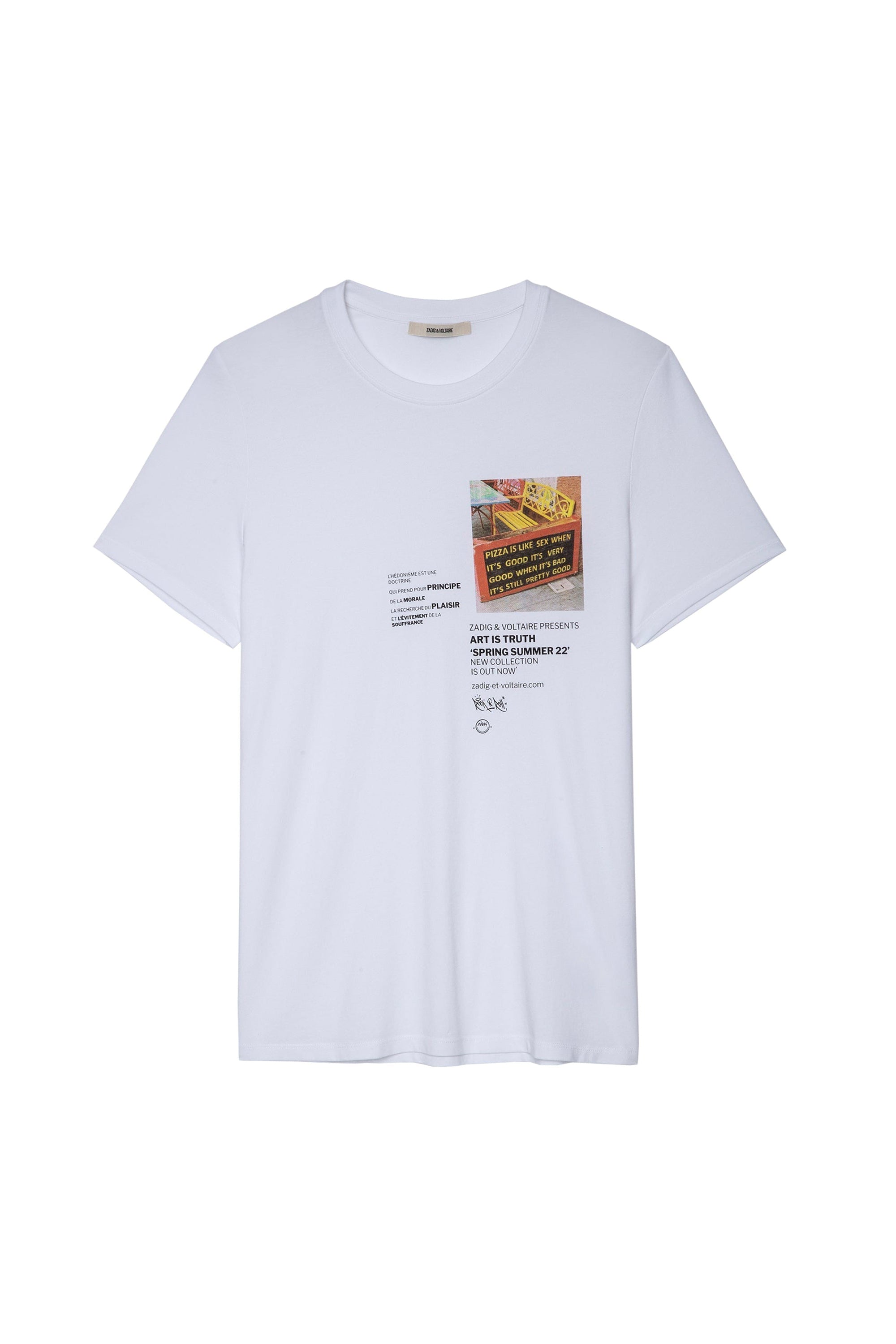 T-shirt Ted - Blanc
