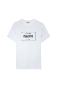 T-shirt Ted - Blanc