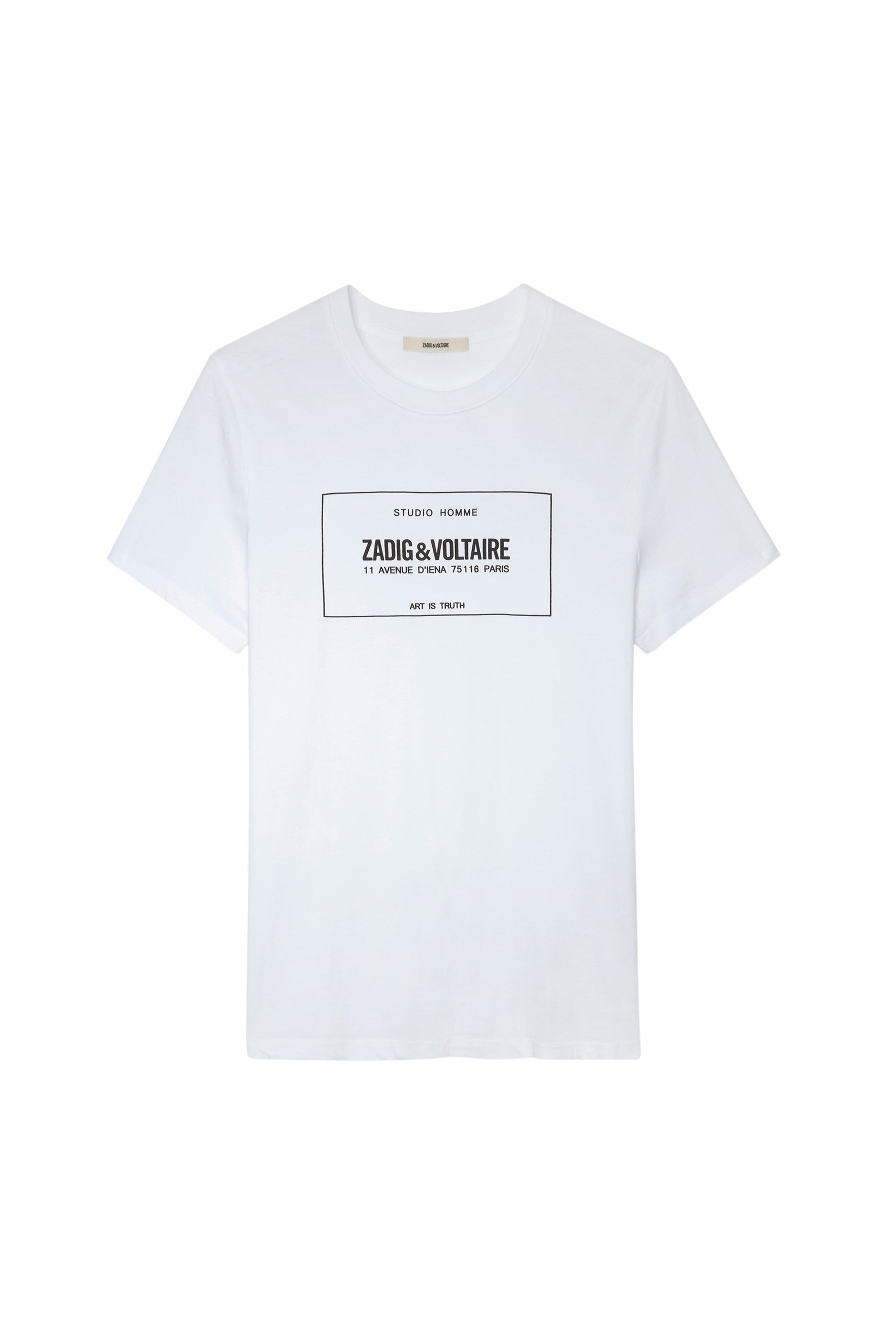 T-shirt Ted - Blanc