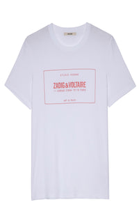 T-shirt Ted - Blanc