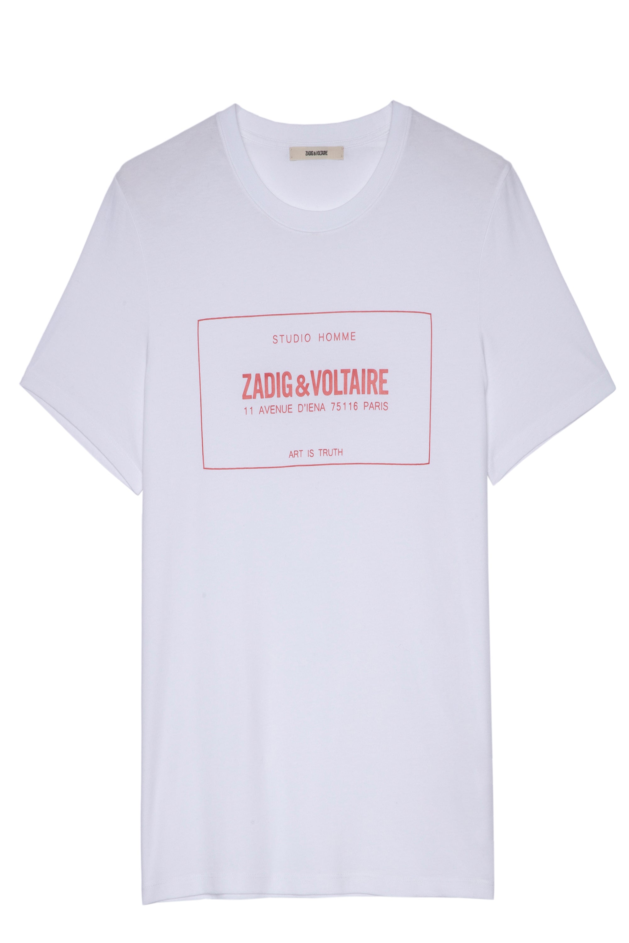T-shirt Ted - Blanc