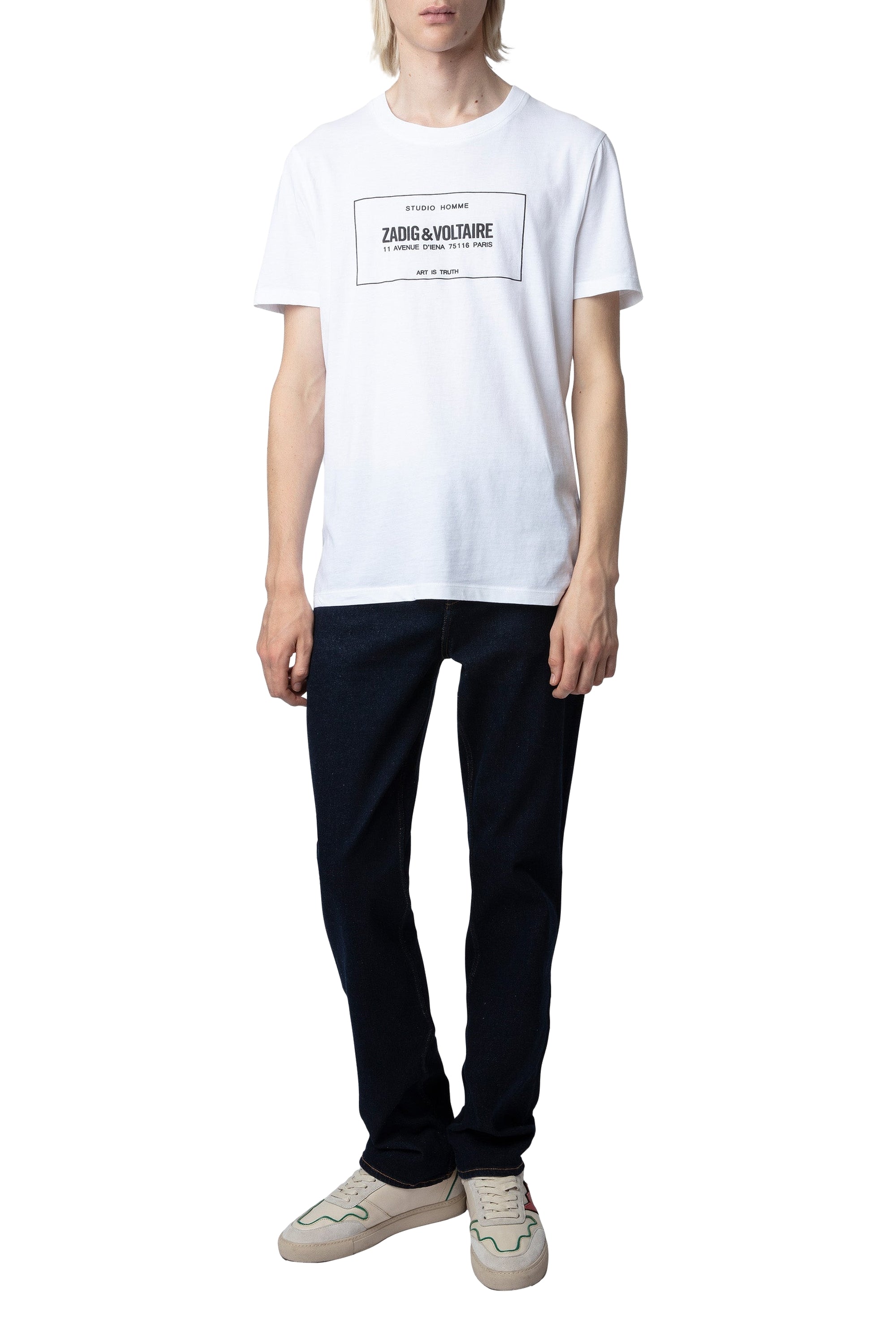 T-shirt Ted - Blanc