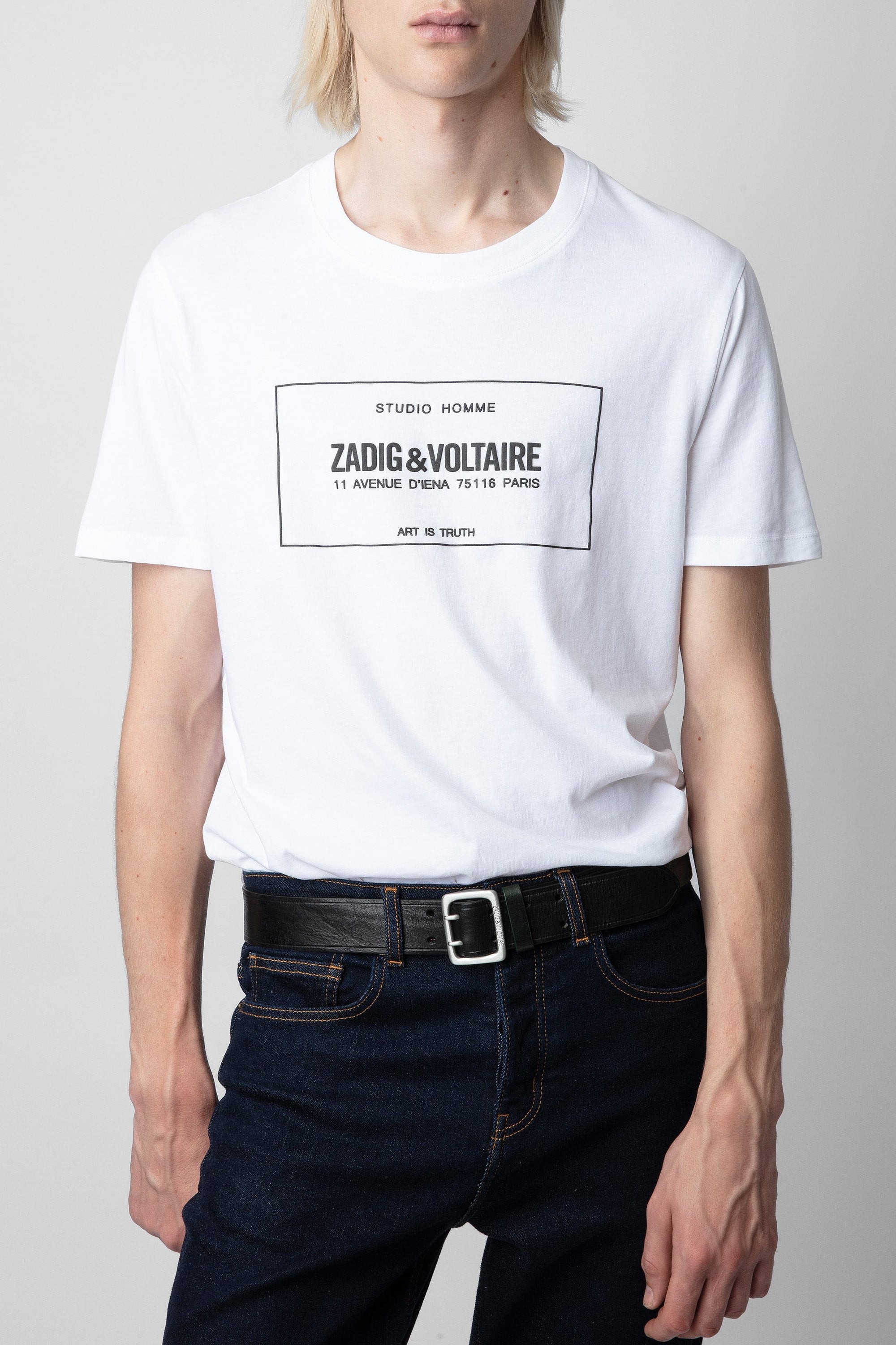 T-shirt Ted - Blanc