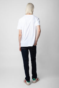 T-shirt Ted - Blanc
