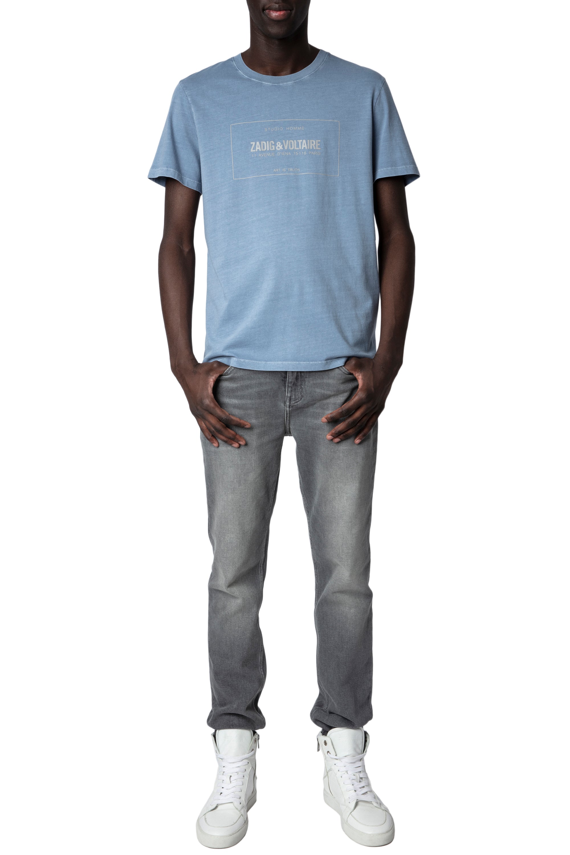 T-shirt Ted - Bleu Horizon
