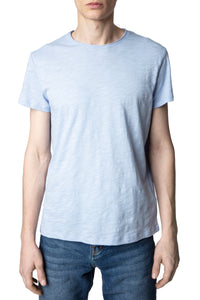 T-shirt Toby Flamme - Ciel