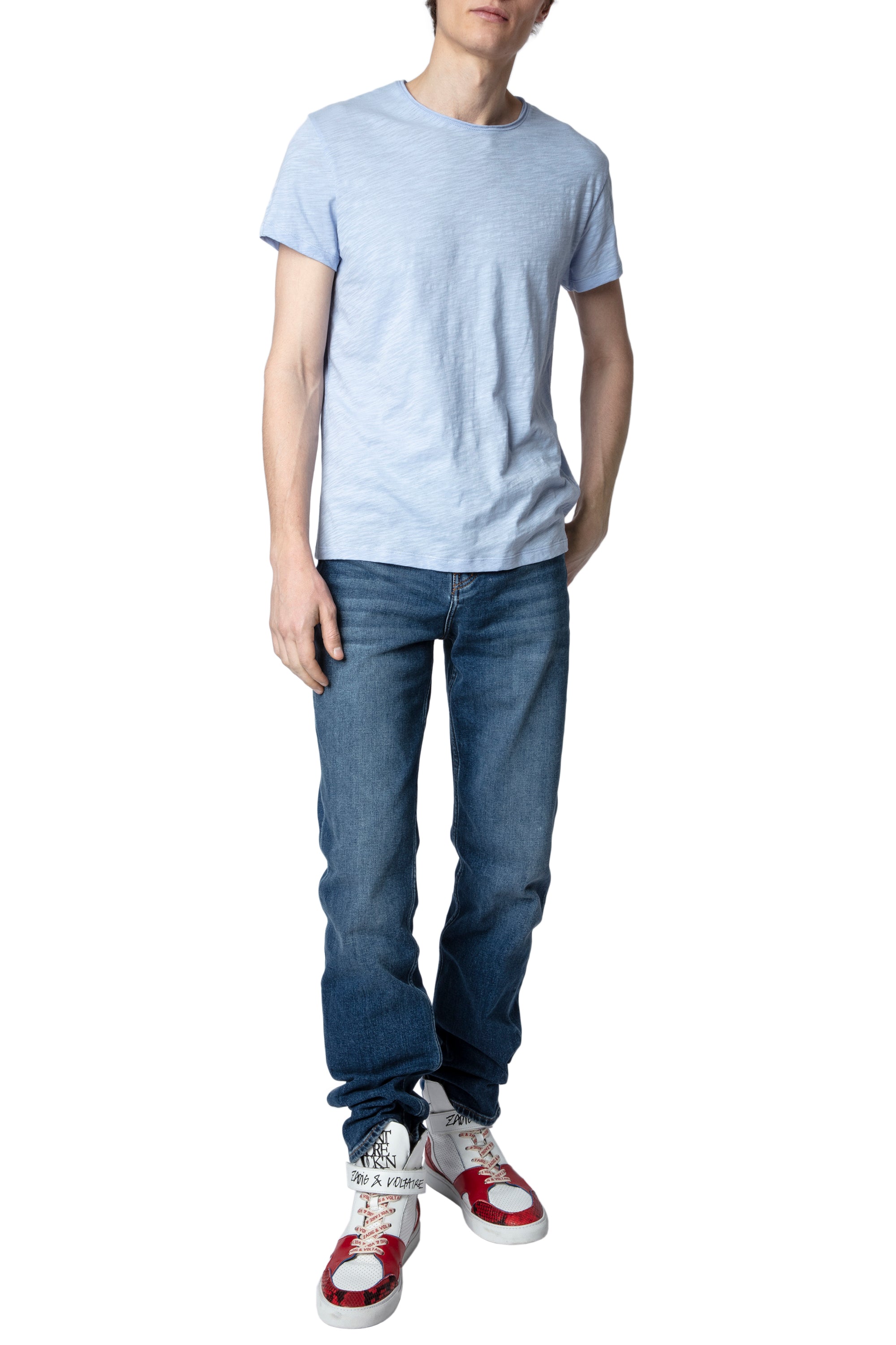 T-shirt Toby Flamme - Ciel