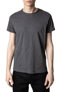 T-shirt Toby Flamme - Gris