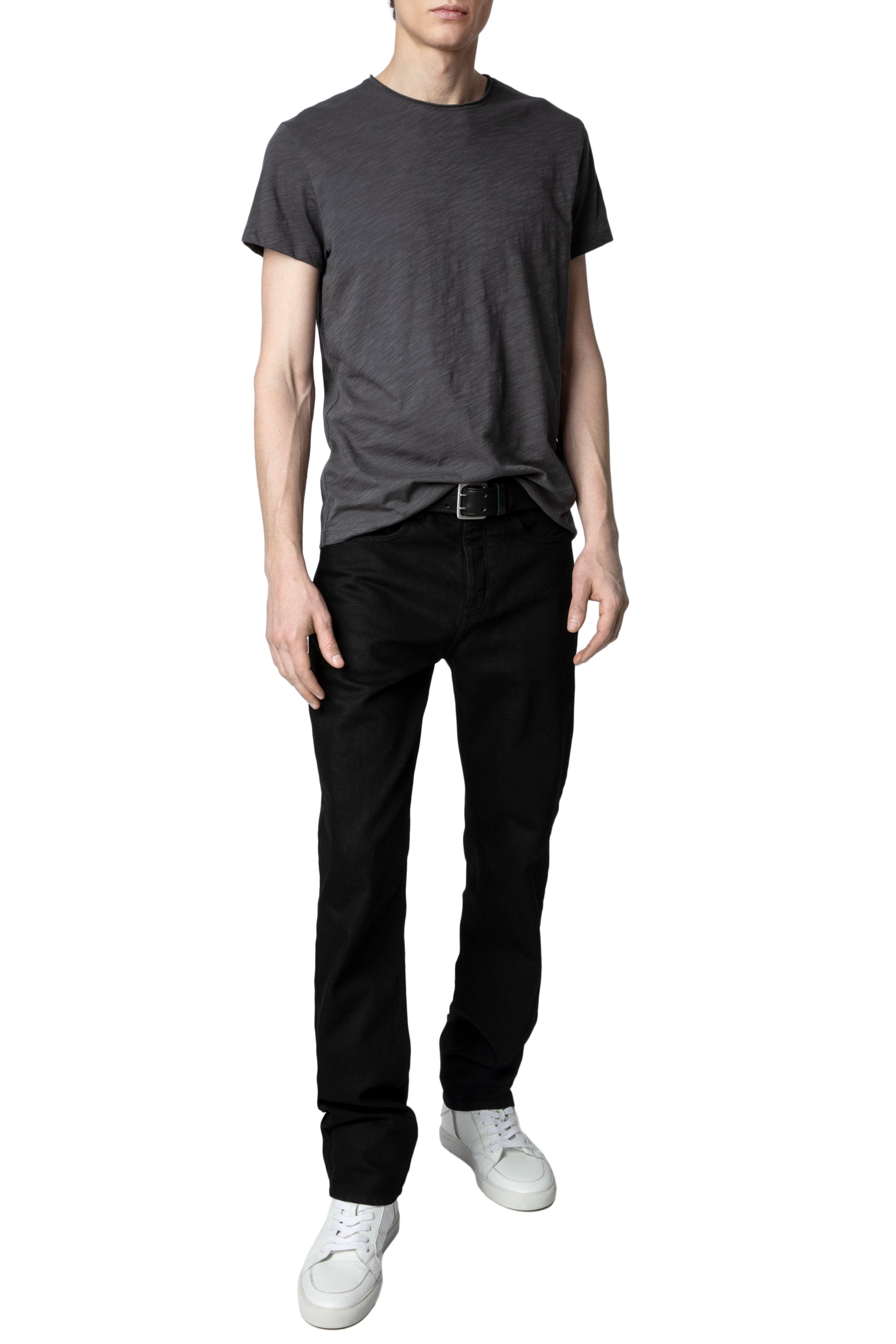 T-shirt Toby Flamme - Gris