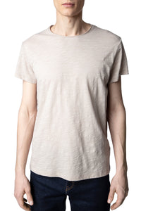 T-shirt Toby Flamme - Naturel