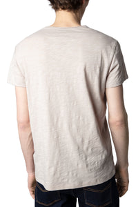 T-shirt Toby Flamme - Naturel
