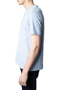 T-shirt Stockholm Flamme - Ciel