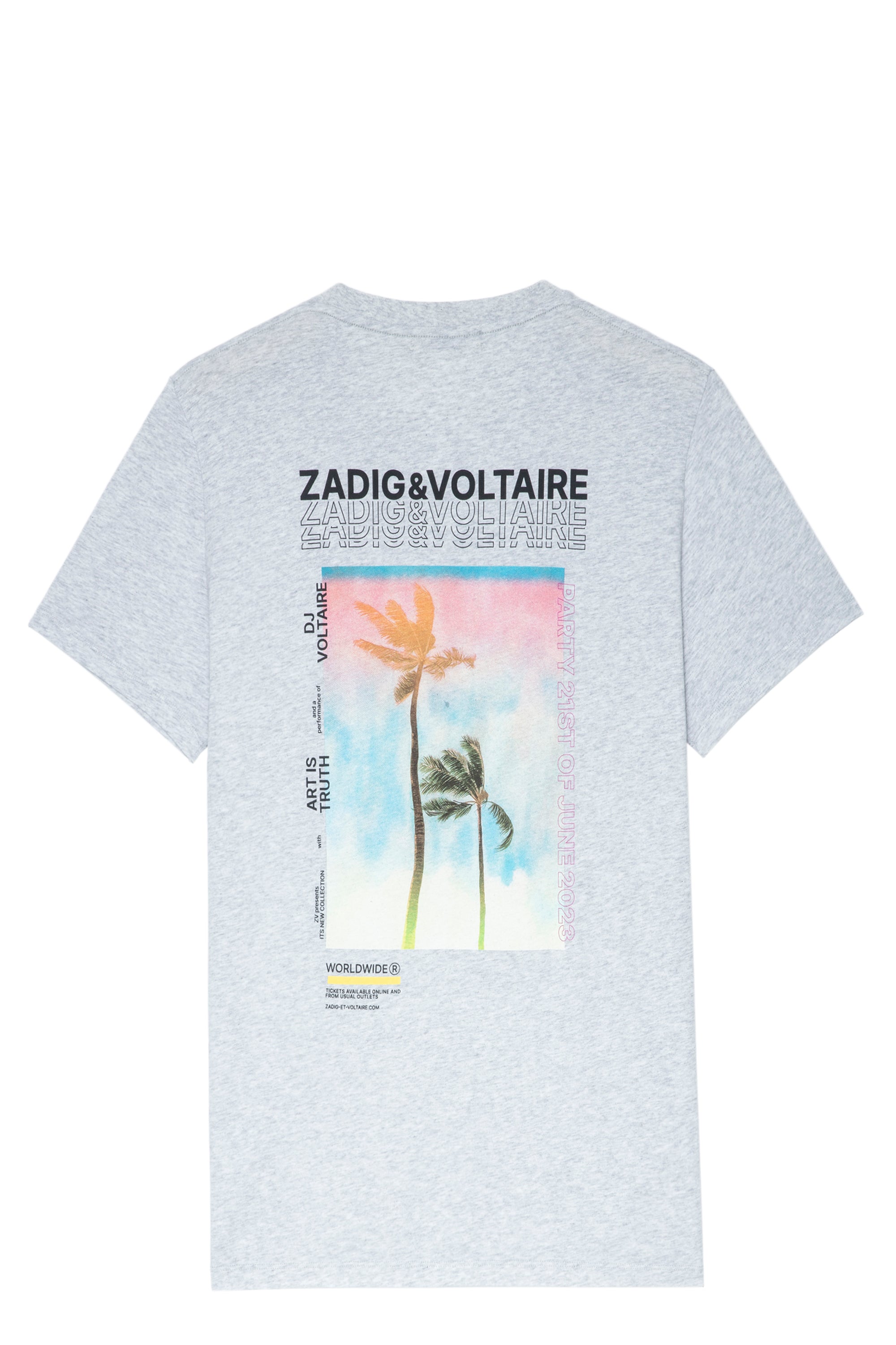 T-shirt Ted - Gris Chine Clair