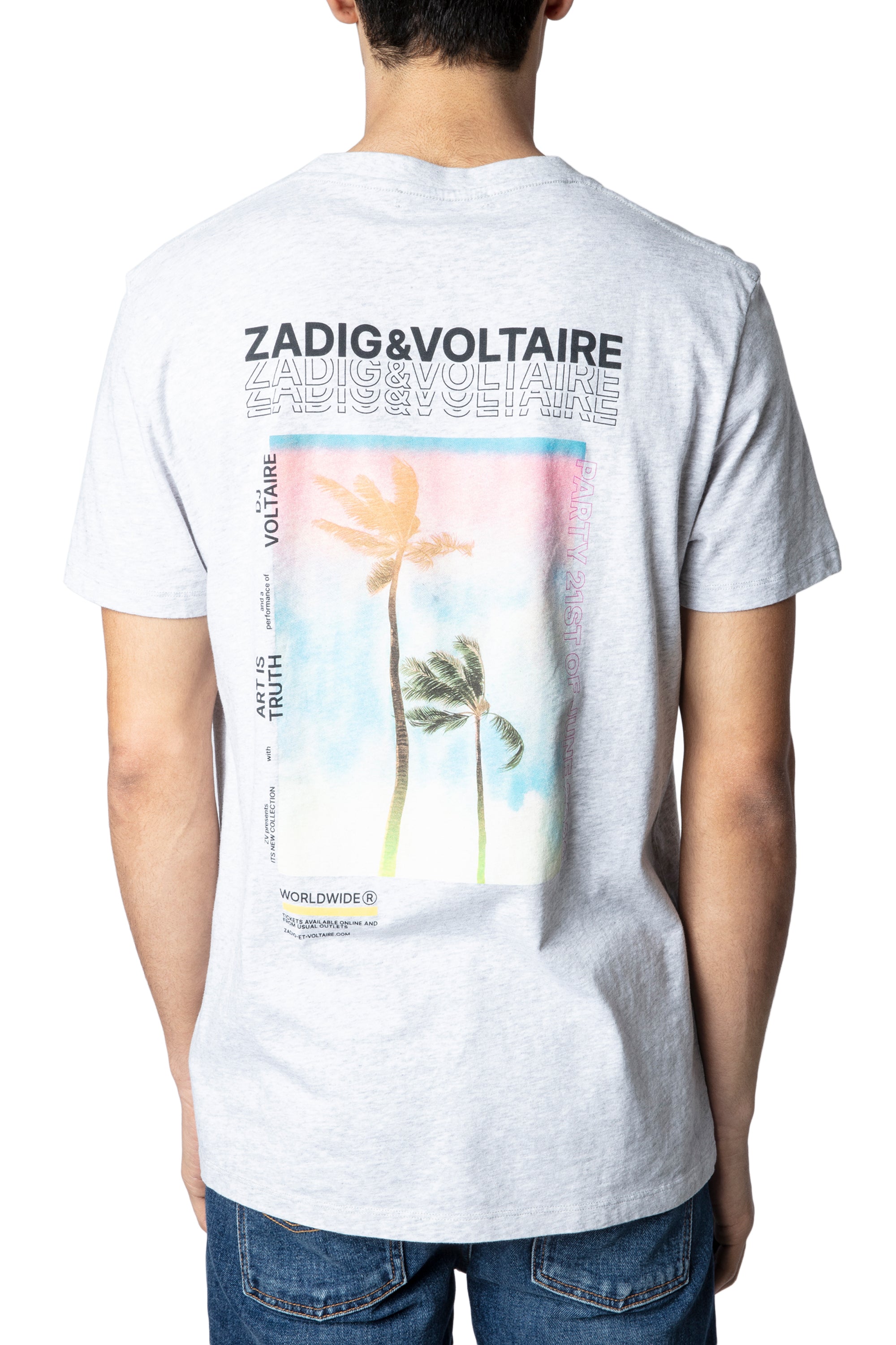 T-shirt Ted - Gris Chine Clair