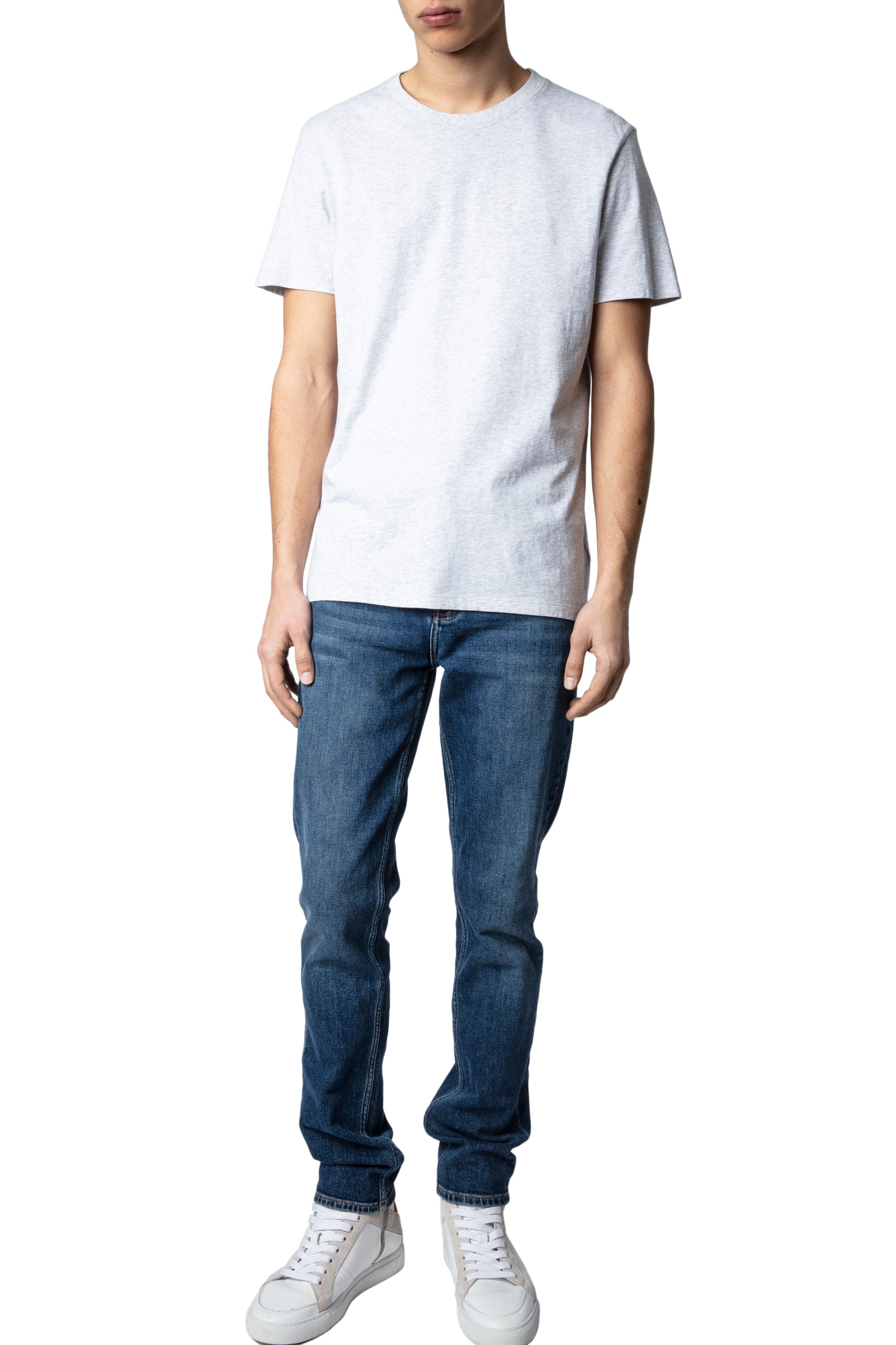 T-shirt Ted - Gris Chine Clair