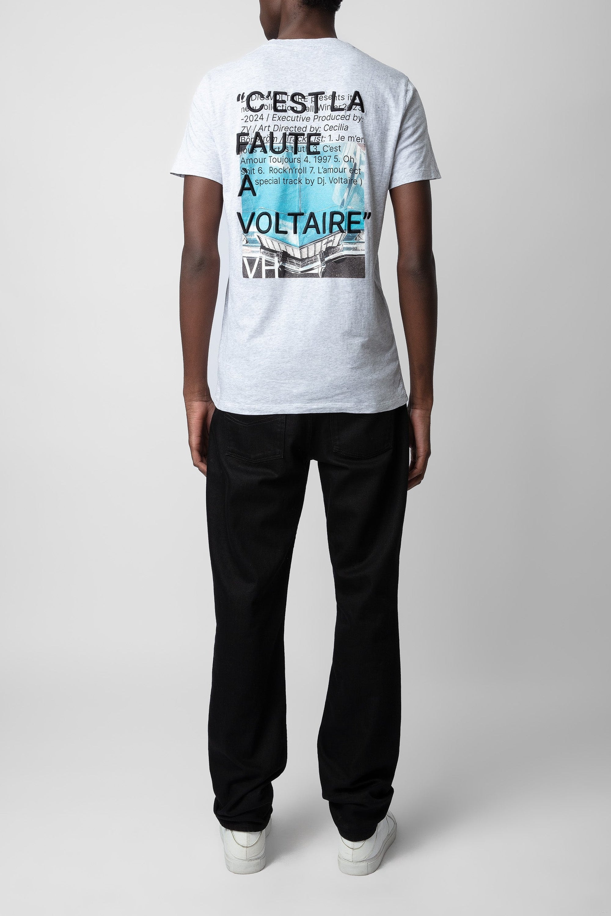 T-shirt Ted - Gris Chine Clair