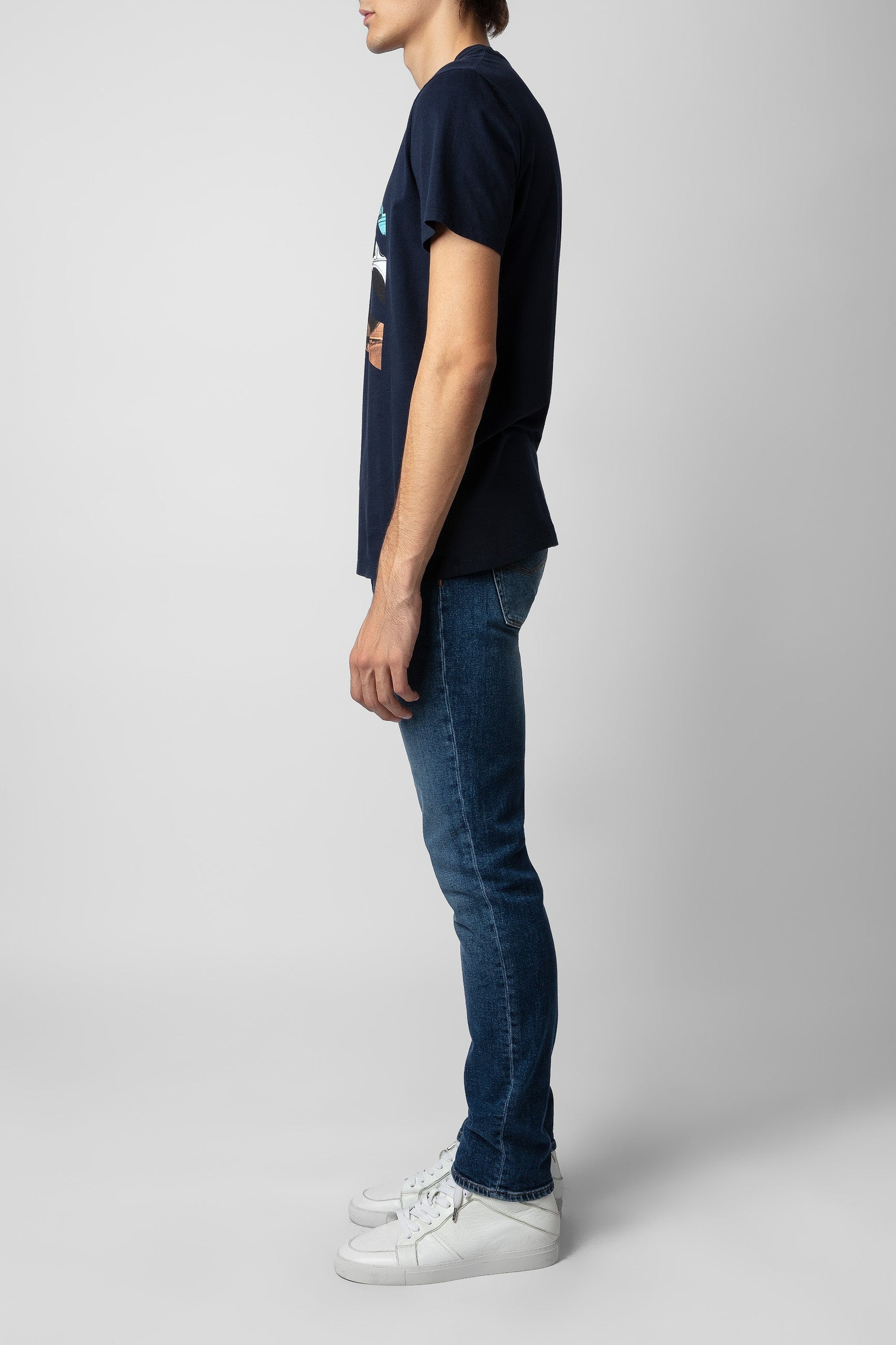 T-shirt Tommy - Encre