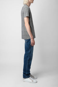 T-shirt Tommy - Gris Chine