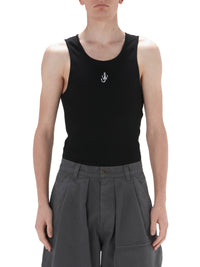 Gilet Brodé D'Ancre - Black