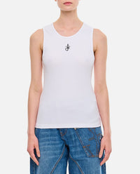 Gilet Brodé D'Ancre - White