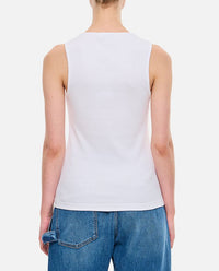 Gilet Brodé D'Ancre - White