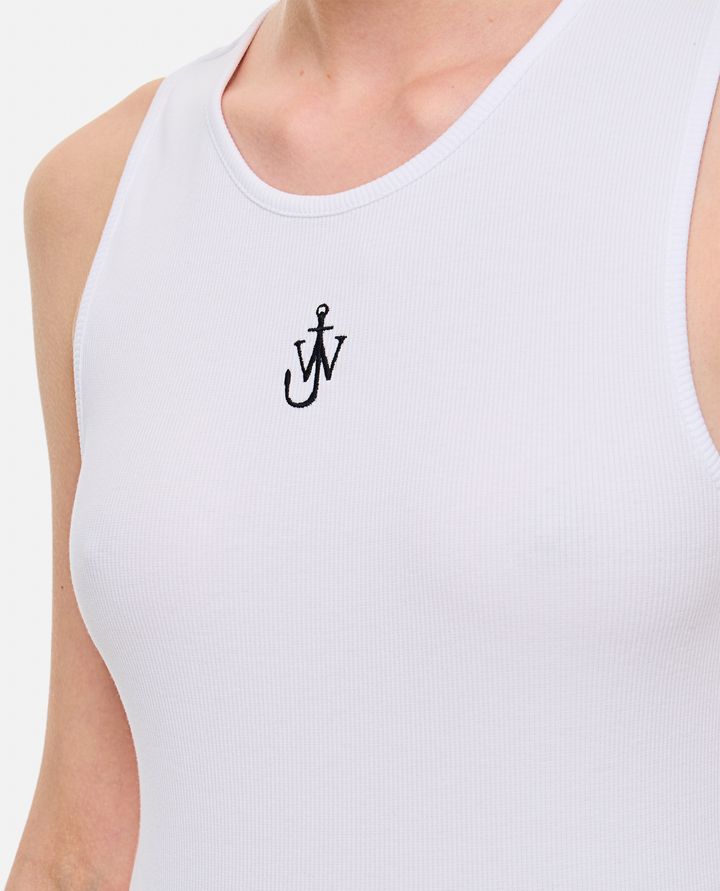 Gilet Brodé D'Ancre - White