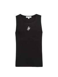 Gilet Brodé D'Ancre - Black