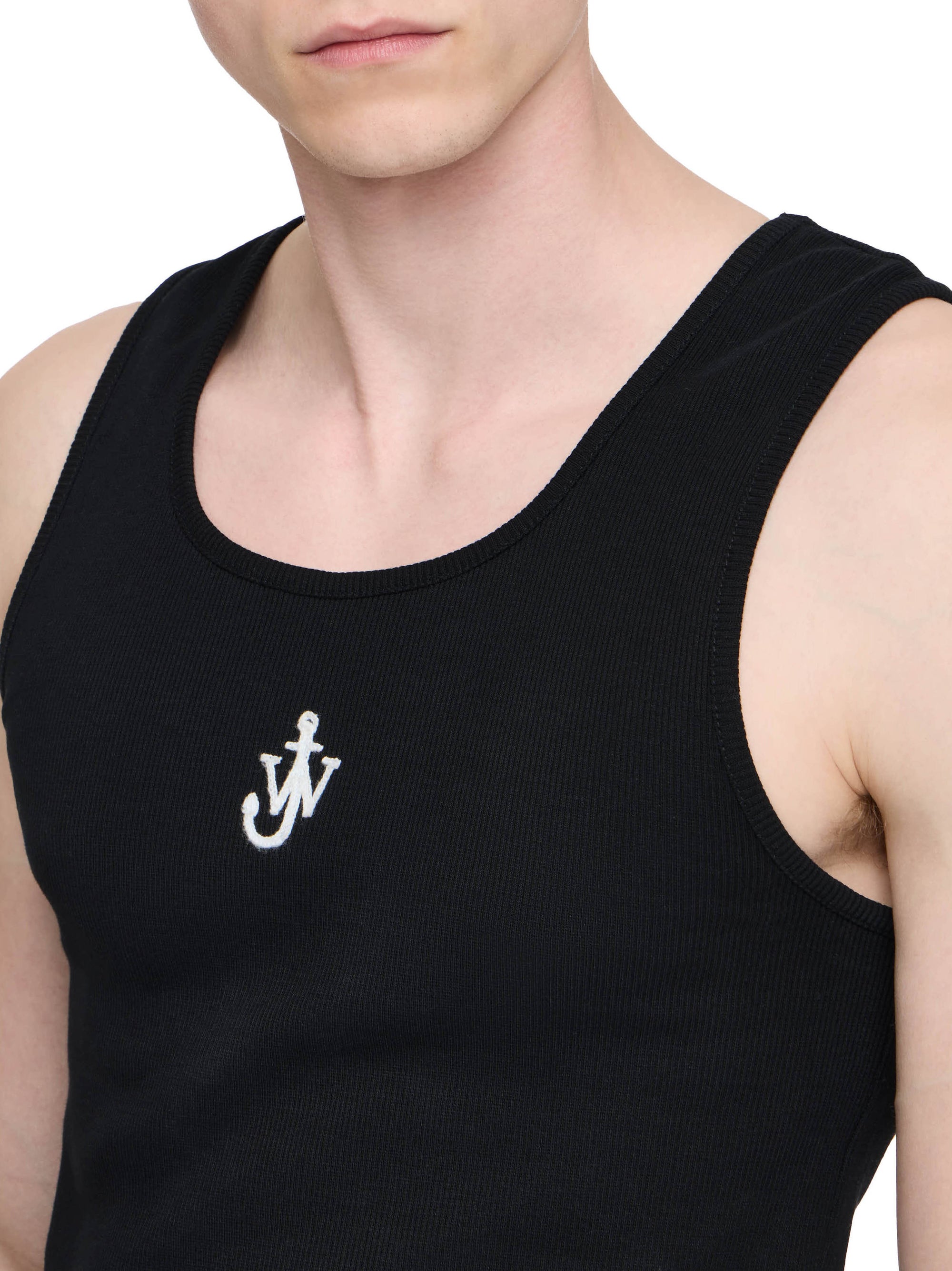 Gilet Brodé D'Ancre - Black