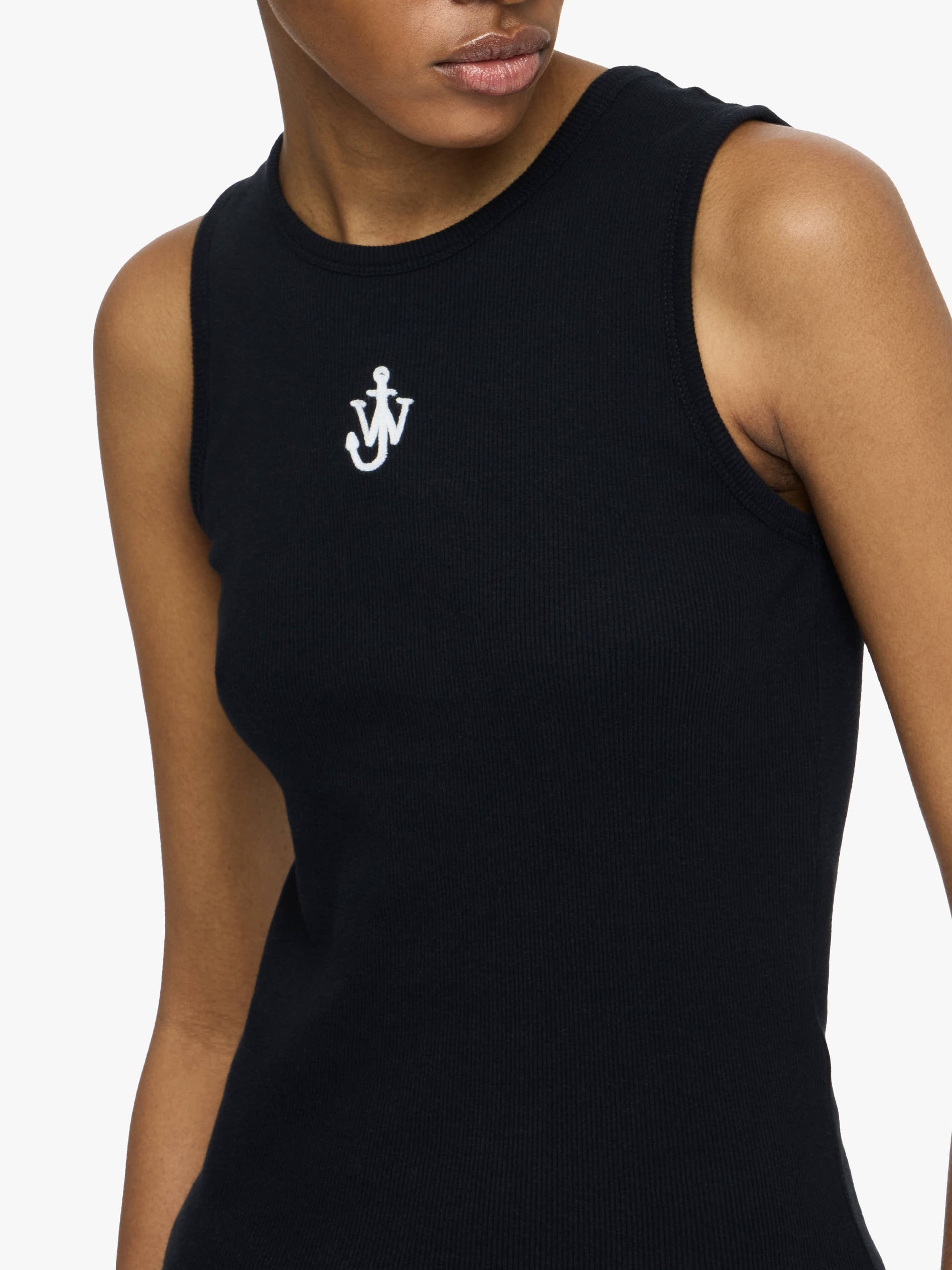 Gilet Brodé D'Ancre - Black